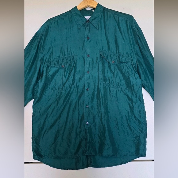 Men’s silk button shirt - Picture 1 of 5